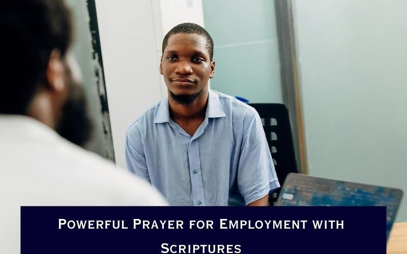 Powerful Prayer for Employment with Scriptures