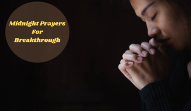 Midnight Prayers For Breakthrough