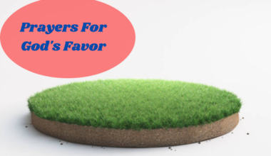 Prayers For God's Favor